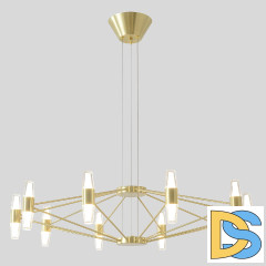Подвесная люстра Crystal Lux DOROTEA SP10 GOLD
