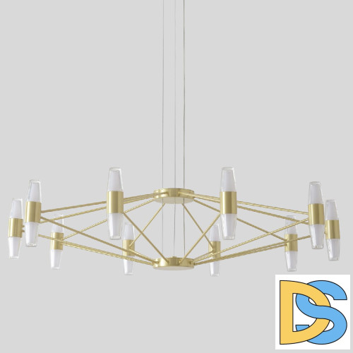 Подвесная люстра Crystal Lux DOROTEA SP10 GOLD