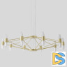 Подвесная люстра Crystal Lux DOROTEA SP10 GOLD
