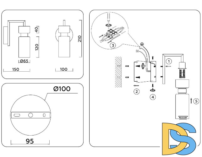 Бра Ambrella Light High Light Heigh Light LH56130