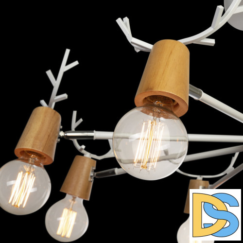 Люстра на штанге Loft IT Sven 10024/8 White