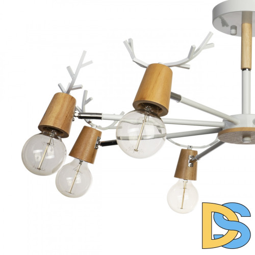 Люстра на штанге Loft IT Sven 10024/8 White