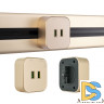 Трековая розетка Arte Milano Am-track-sockets 380022TS/USBx2 Gold