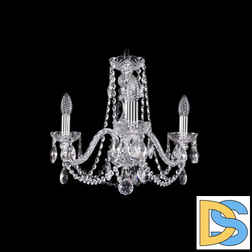 Подвесная люстра Bohemia Ivele Crystal 1402/3/160 Ni