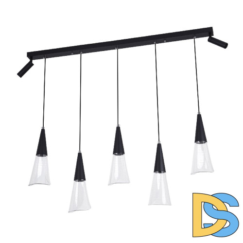 Подвесная люстра LED4U L7105-7 BK