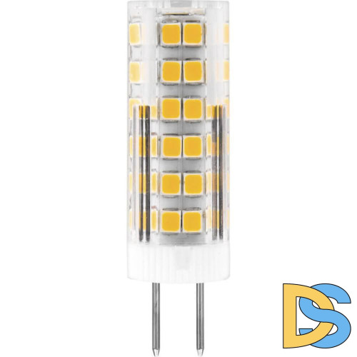 Лампа светодиодная Feron G4 7W 2700K Прямосторонняя Матовая LB-433 25863