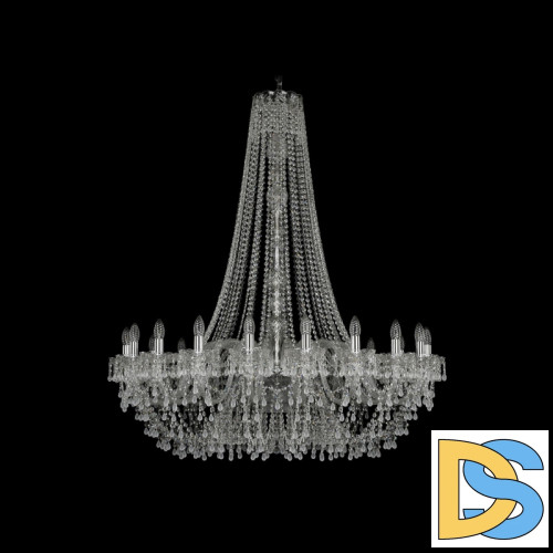 Подвесная люстра Bohemia Ivele Crystal 1410/20/400/h-130 Ni V0300