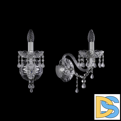 Бра Bohemia Ivele Crystal 1410B/1/160/XL Ni V0300