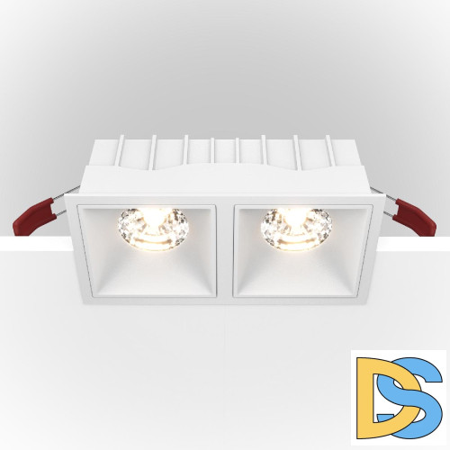 Встраиваемый светильник Maytoni Technical Alfa LED DL043-02-15W3K-SQ-W