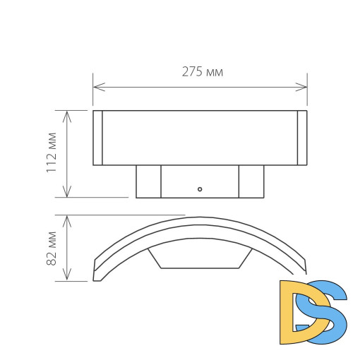 Уличный настенный светодиодный светильник Elektrostandard 1671 Techno LED Asteria D 4690389086120