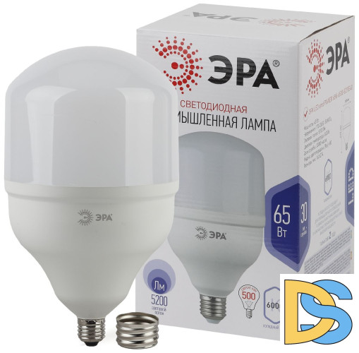Лампа светодиодная Эра E40 65W 6500K LED POWER T160-65W-6500-E27/E40 Б0027924