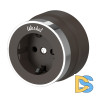 Розетка с заземлением Werkel Vintage (мокко матовый W5871052