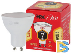 Лампа светодиодная Эра GU10 7W 2700K ECO LED MR16-7W-827-GU10 Б0040874