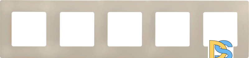 Рамка 5-постовая Legrand Etika слоновая кость 672515