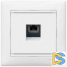 Розетка телефонная RJ11 Legrand Valena белая 774438