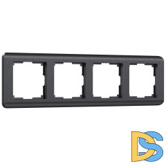 Рамка на 4 поста Werkel Stream (графит) W0042104