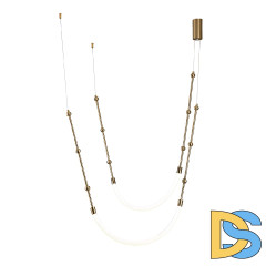 Подвесная люстра Indigo Corda 14010/2P Brass V000063L