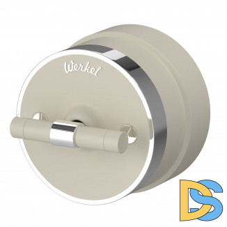 Выключатель на 4 положения двухклавишный (слоновая кость матовый/хром) W5822055