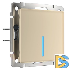 Умный сенсорный Выключатель одноклавишный Werkel (шампань) W4510611
