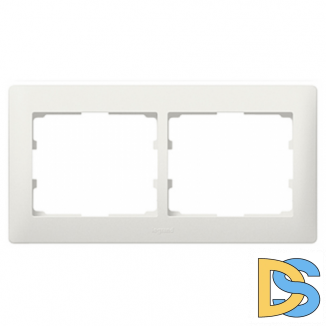 Рамка 2 поста горизонтальная Legrand Galea Life - перламутр
