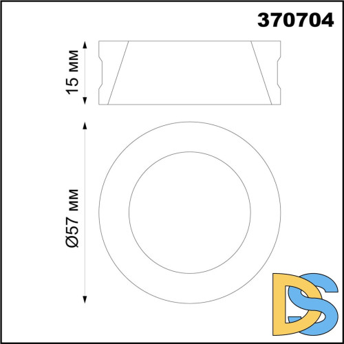 Кольцо декоративное Novotech UNITE 370704