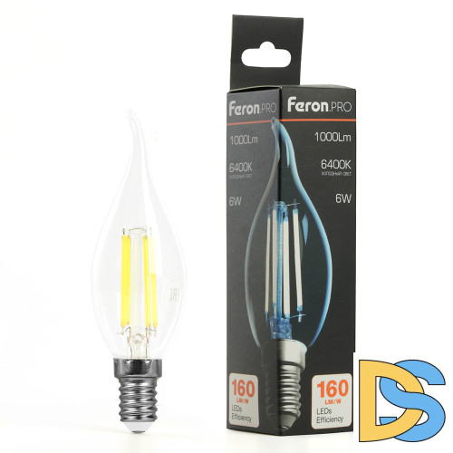 Лампа светодиодная Feron LB-1216 E14 6W 6400K 51264