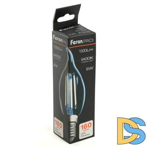 Лампа светодиодная Feron LB-1216 E14 6W 6400K 51264
