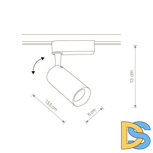 Трековый светодиодный светильник Nowodvorski Profile Iris 9007