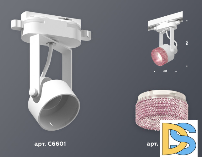 Трековый однофазный светильник Ambrella Light Track System XT6601062 (C6601, N6152)