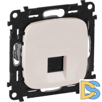 Розетка RJ11 Legrand Valena Allure 753068+755419 Перламутр