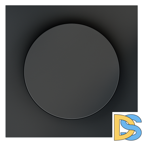 Накладка для светорегулятора поворотно-нажимного, S70 (графит)