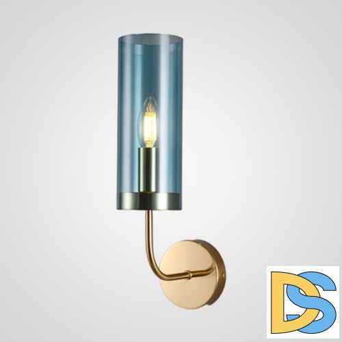 Бра ImperiumLoft Agne Blue Glass Tube 100322-22