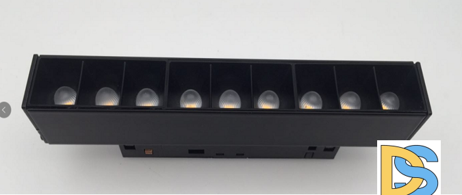 Трековый магнитный светильник Elvan PJ-2003-9W-WW-BK