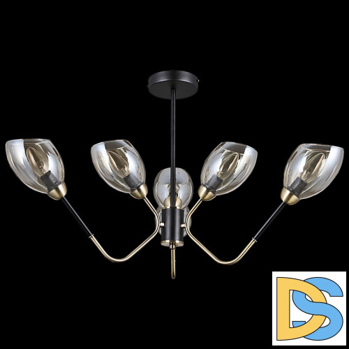 Люстра на штанге Illumico IL9960-6CSQ-79 BK AB