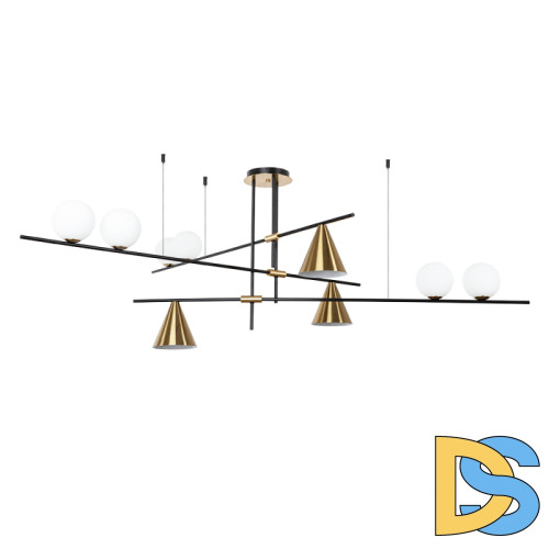 Люстра на штанге Arte Lamp Jacob A7029PL-9BK