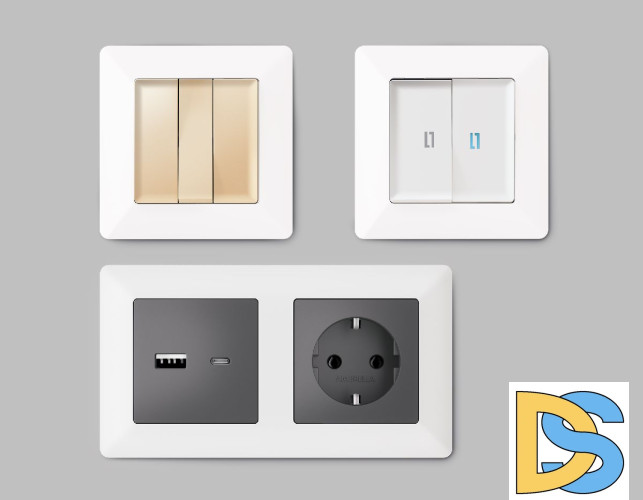 Рамка пятиместная Ambrella Volt Line AF110125