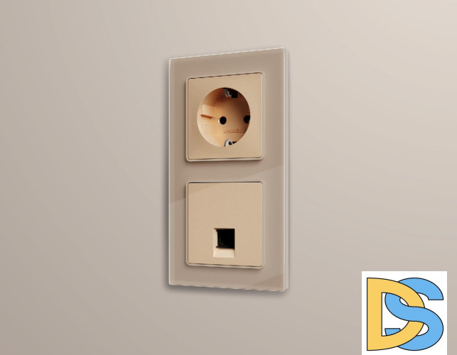 Рамка двухместная Ambrella Volt Platos AF380602