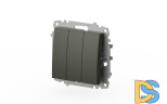 Выключатель трехклавишный ELBI Zena Vega 609-011100-254