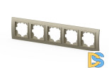 Рамка пятиместная ELBI Zena 500-011400-250