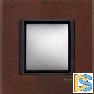 Рамка 1-ая (одинарная), Кельтская сталь, серия UNICA TOP/CLASS, Schneider Electric