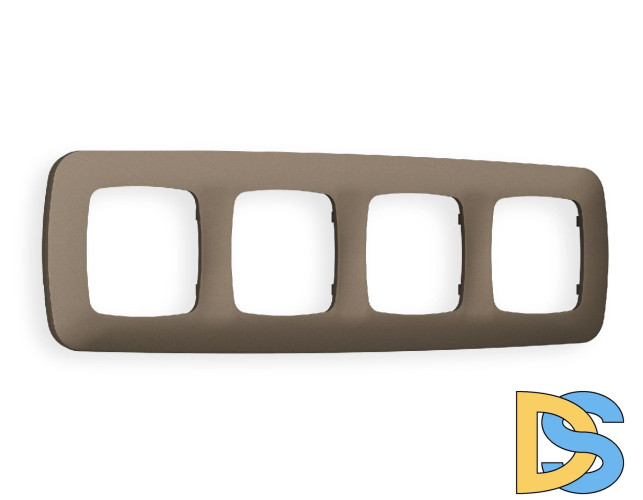 Рамка четырехместная Ambrella Volt Ecta OF140634