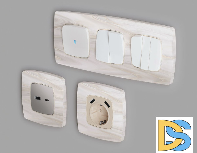 Рамка четырехместная Ambrella Volt Opera OF940304