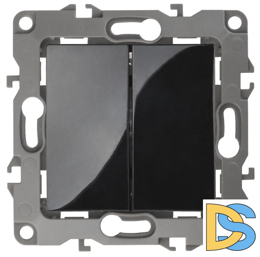 Выключатель двойной Эра 12-1104-06 Б0014650