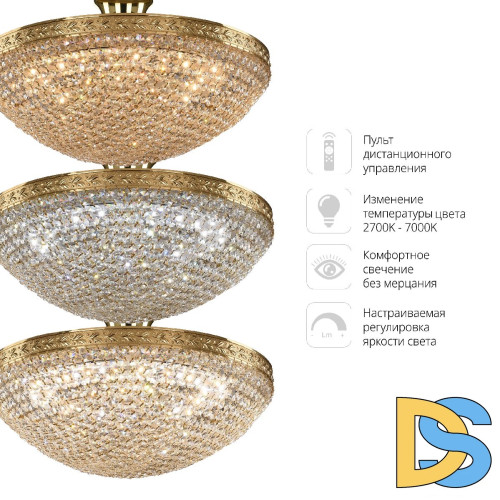 Потолочная люстра Bohemia Ivele Crystal 19321/45IV/LED-DIM G