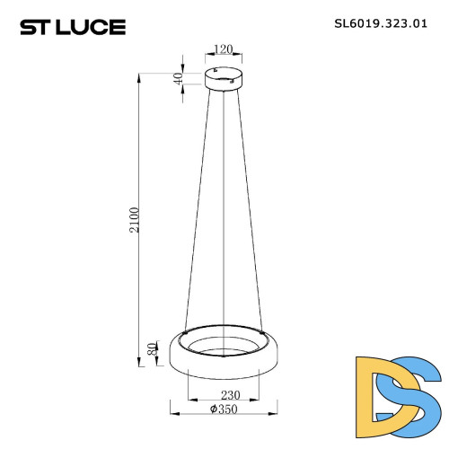 Подвесной светильник ST Luce Foray SL6019.323.01