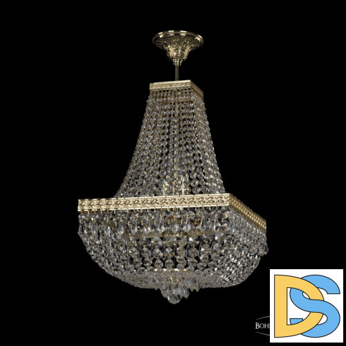Люстра на штанге Bohemia Ivele Crystal 19272/H2/35IV G