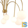 Люстра на штанге Delight Collection KG1213P-8 brass