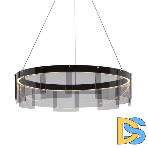 Подвесная люстра Delight Collection Stratos D8825P/M black/smoky
