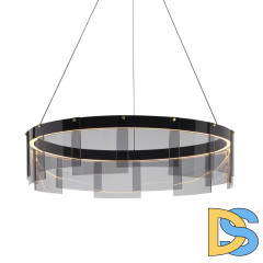 Подвесная люстра Delight Collection Stratos D8825P/M black/smoky