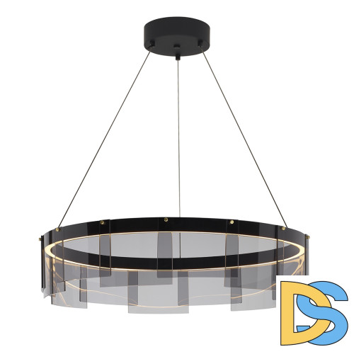 Подвесная люстра Delight Collection Stratos D8825P/M black/smoky
